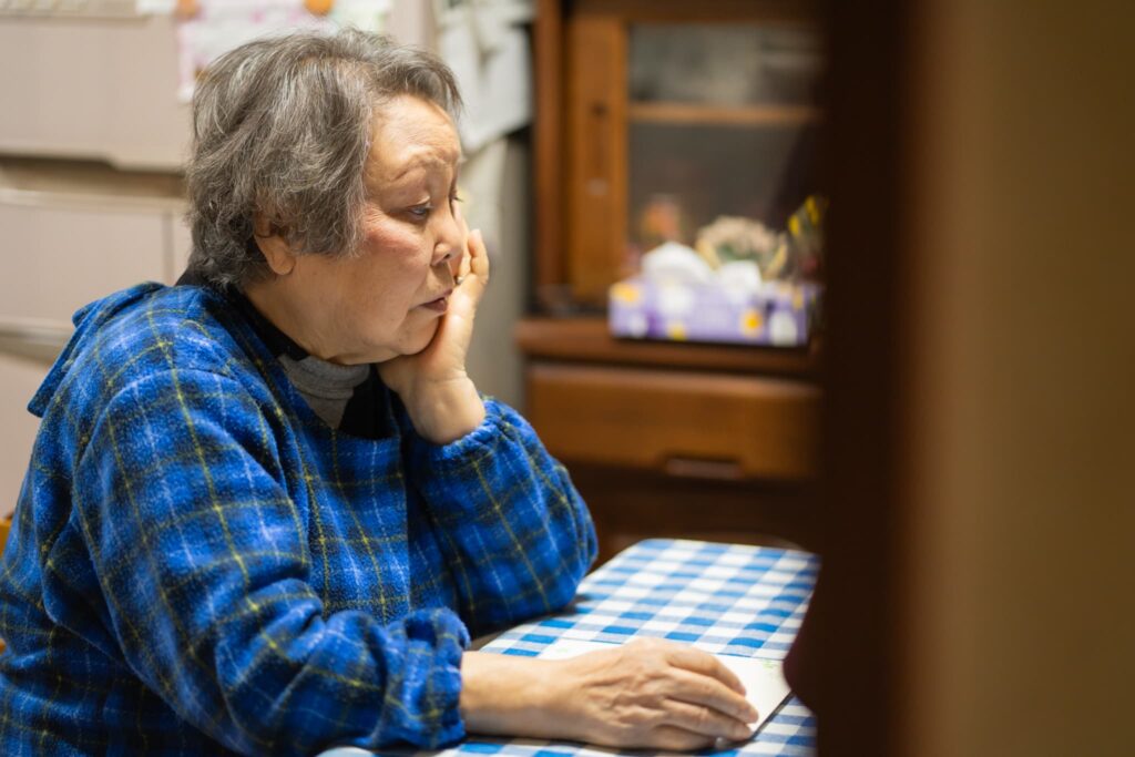 大石常雄さんの奥さん