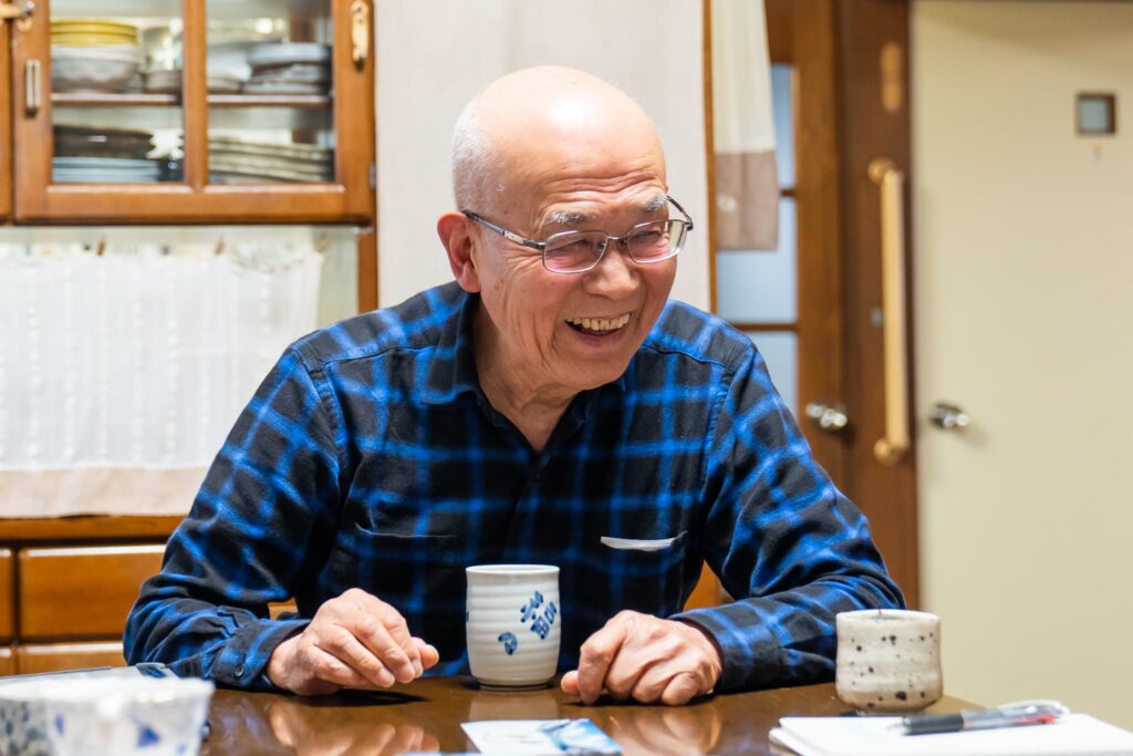 ご主人の笑顔